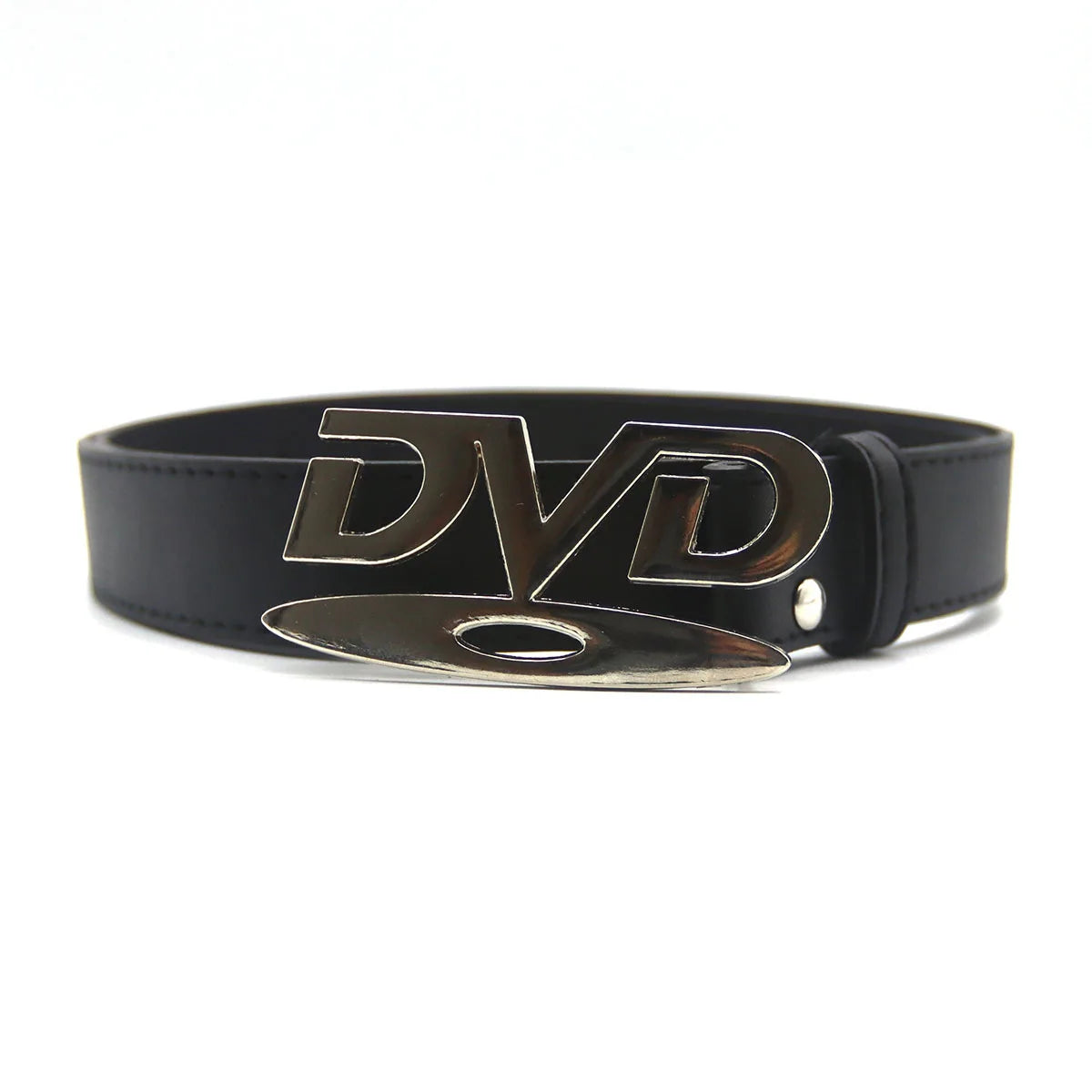 Unisex Vintage Metal DVD Buckle Belts For Men
