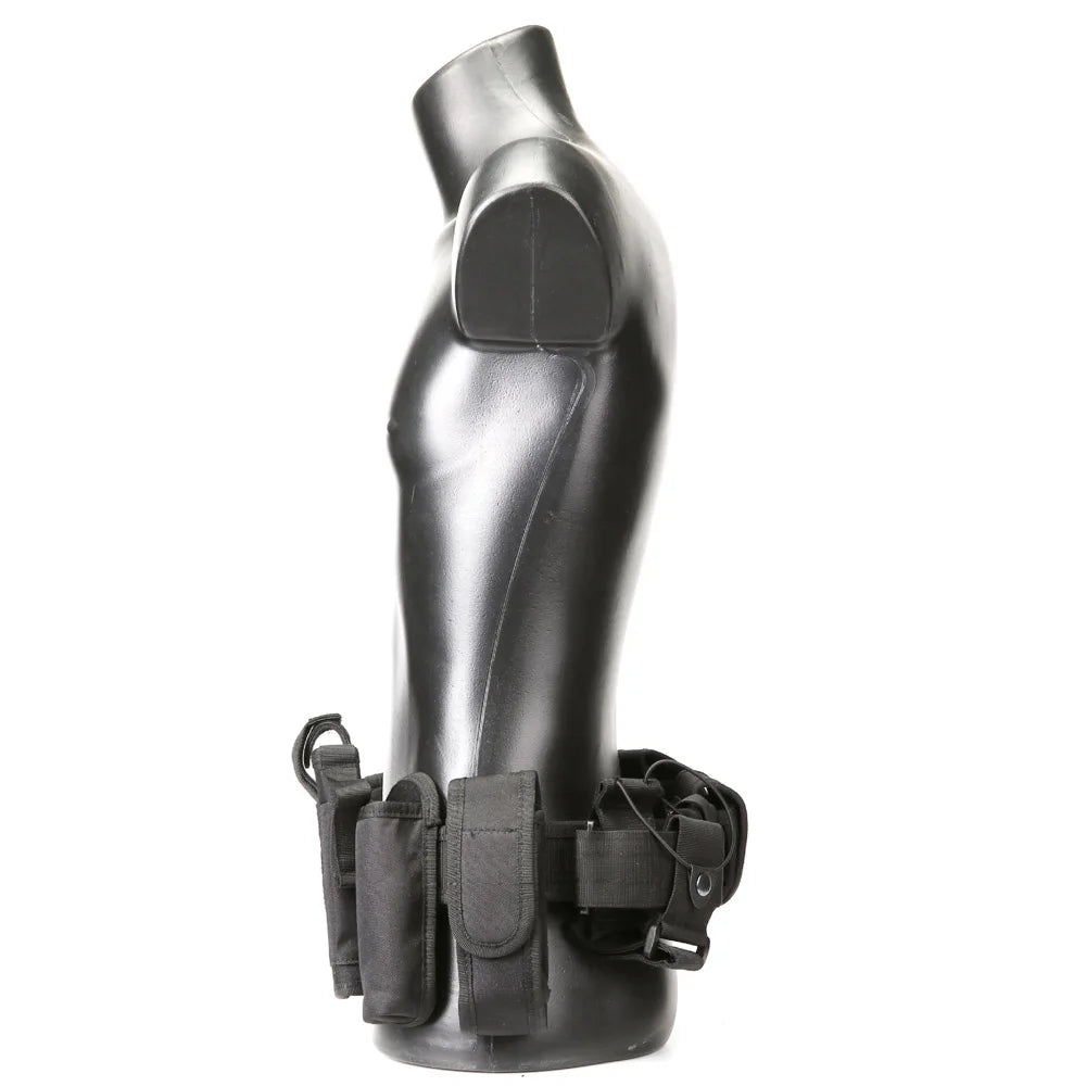 Adjustable Tactical Nylon Duty Belt With Modular Pouches