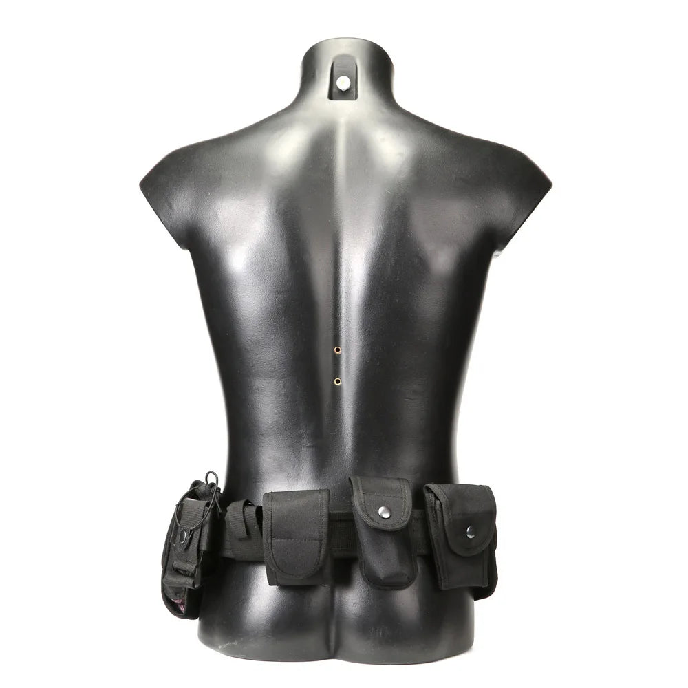 Adjustable Tactical Nylon Duty Belt With Modular Pouches