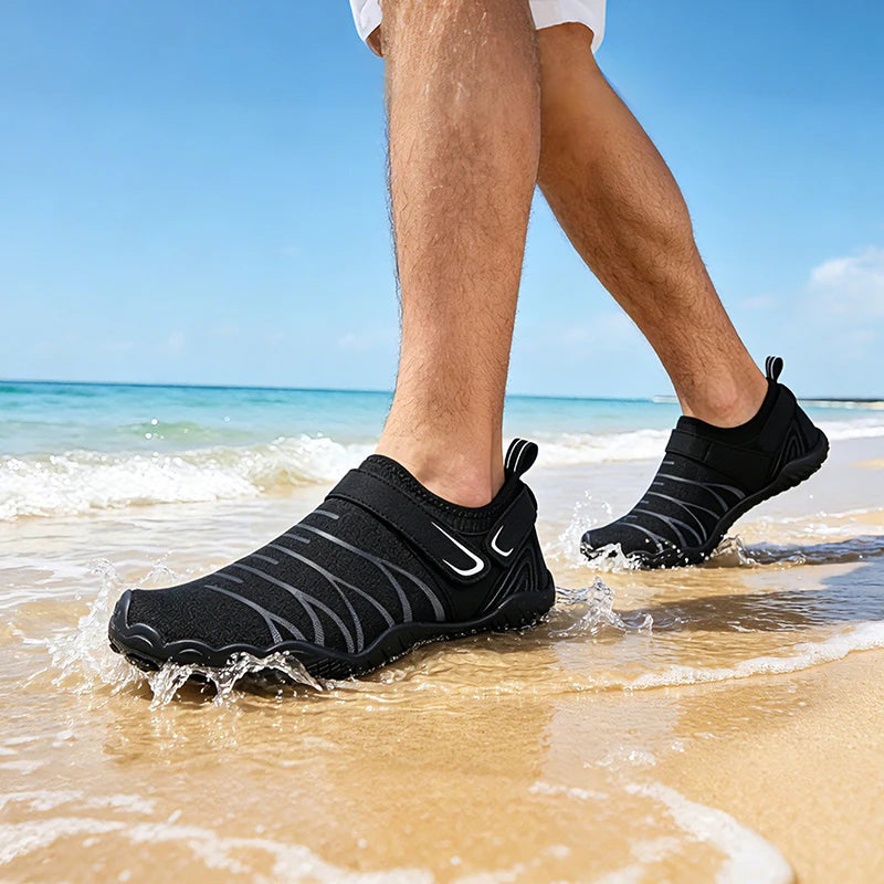 Men Lightweight Quick Dry Water Shoes For Beach Surfing