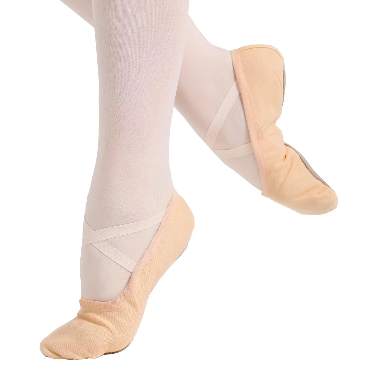 SLEMON Canvas Split Sole Ballet Shoes For Children And Adults