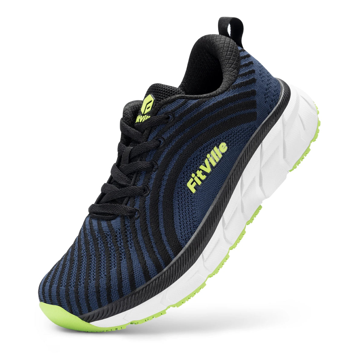 Fitville FlowCore Running Shoes for Men with Wide Toe Box