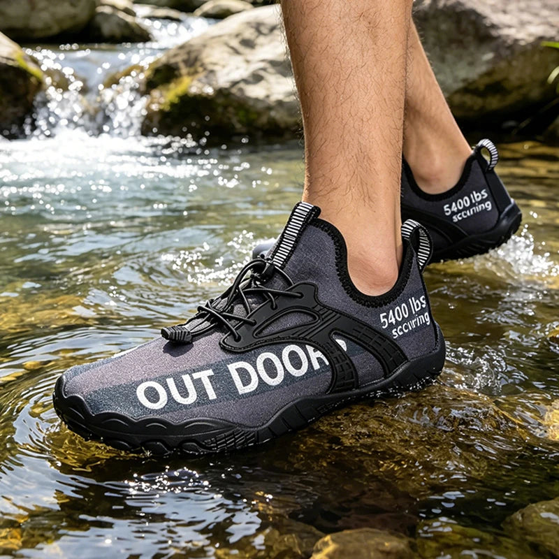 Men Lightweight Quick Dry Water Shoes For Beach Surfing