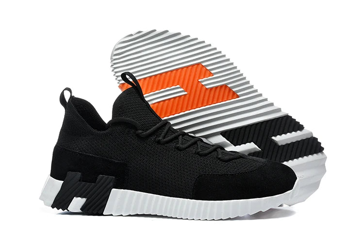 Men Casual Outdoor Sports Shoes Lace Up Patchwork Athletic Sneakers