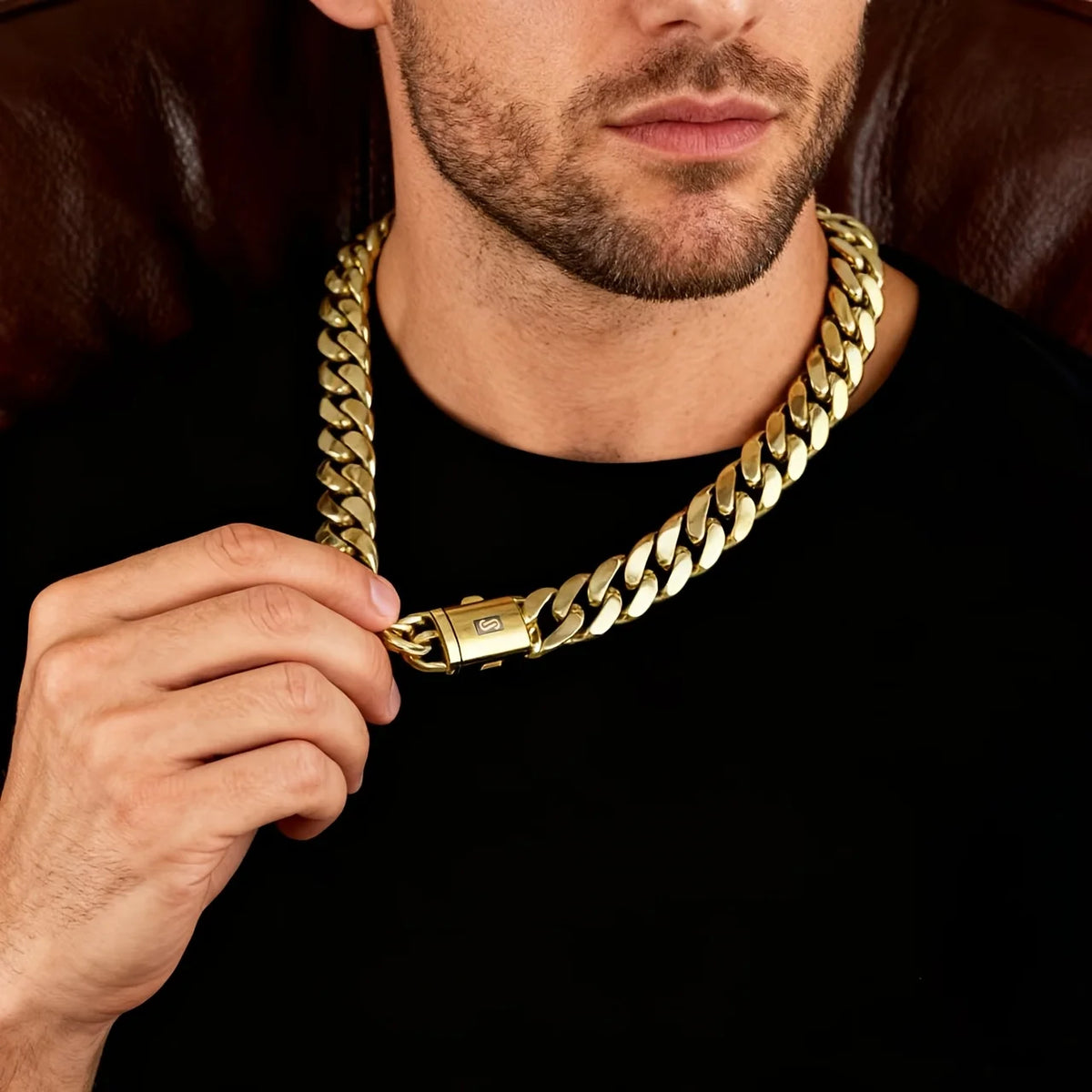 316L Stainless Steel Cuban Miami Link Chain Necklace