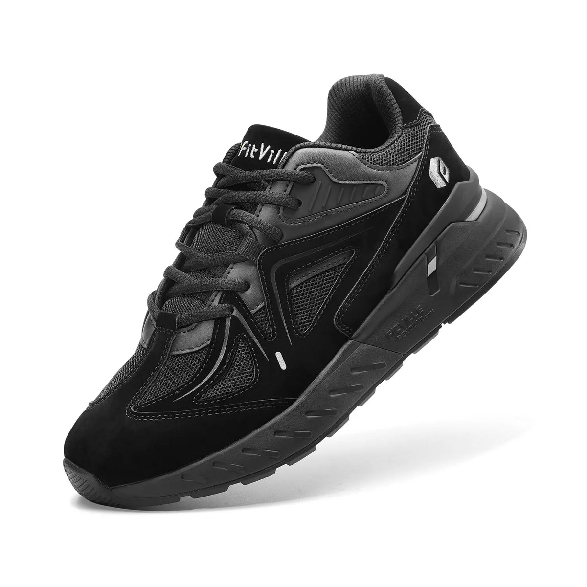 FitVille Men Lightweight Walking Shoes For Arch Support