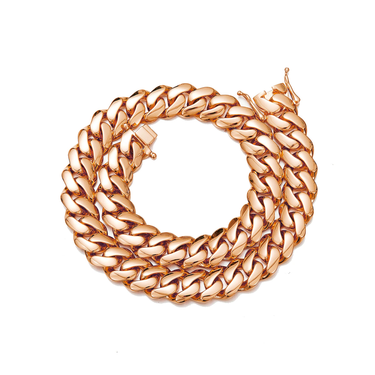 Men Stainless Steel Cuban Chain Necklace Fashion Jewelry Gift