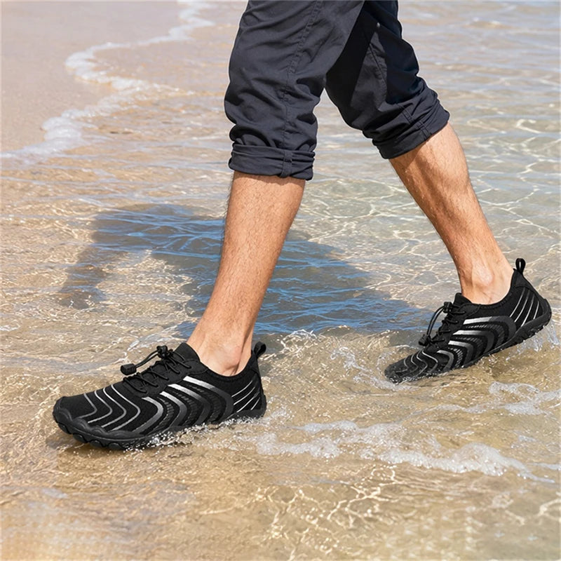 Men Lightweight Quick Dry Water Shoes For Beach Surfing