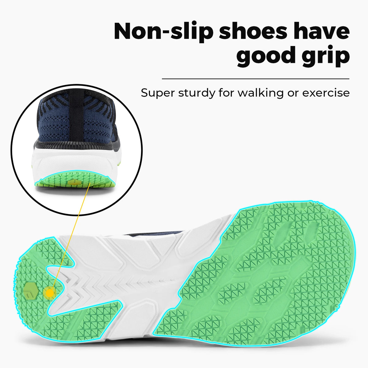 Fitville FlowCore Running Shoes for Men with Wide Toe Box