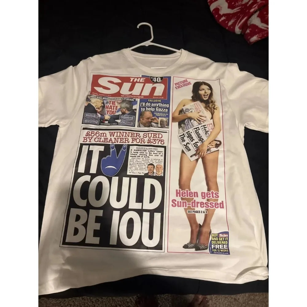 Vintage Y2K Oversized Graphic Cotton T Shirt Unisex Streetwear