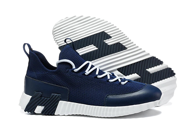 Men Casual Outdoor Sports Shoes Lace Up Patchwork Athletic Sneakers