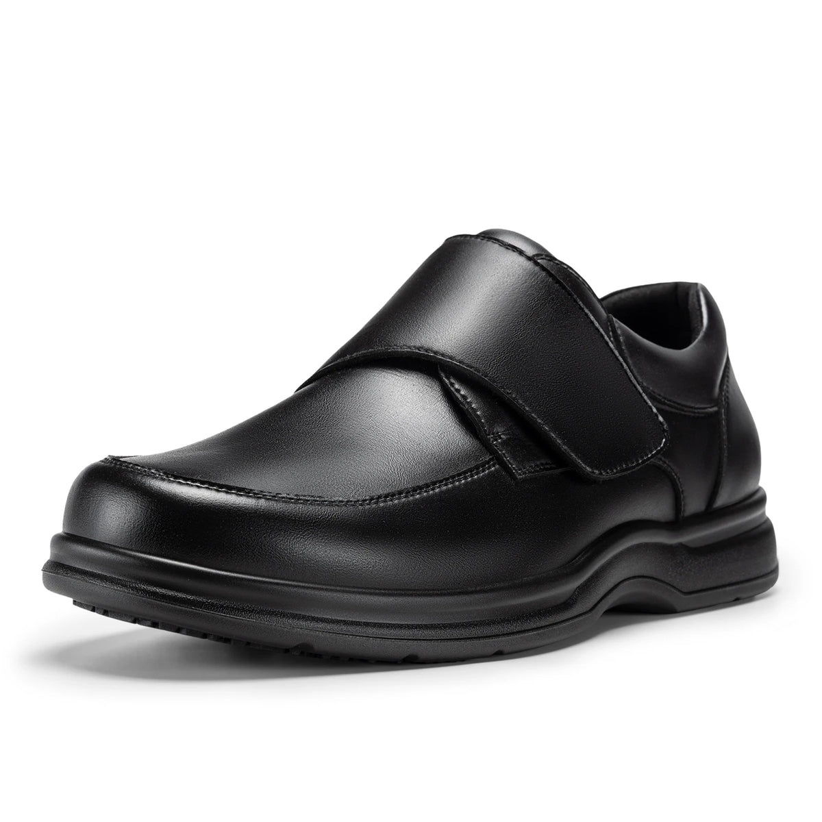 Fitville Men's Wide Toe Box Leather Oxford Walking Shoes