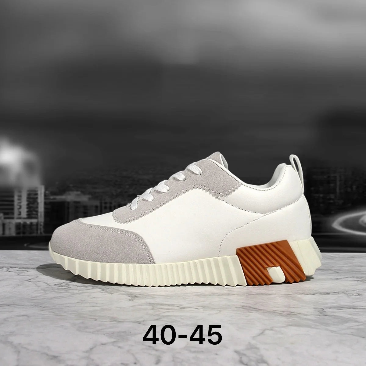 Men Casual Outdoor Sports Shoes Lace Up Patchwork Athletic Sneakers