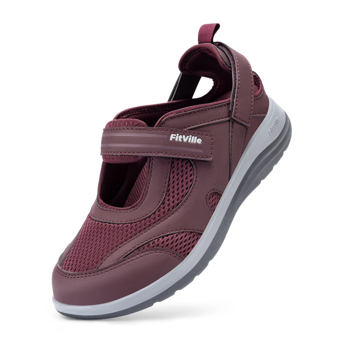 Fitville FlexiWalk Mary Jane Sandals Wide Toe Lightweight Casual