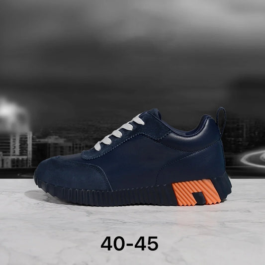 Men Casual Outdoor Sports Shoes Lace Up Patchwork Athletic Sneakers