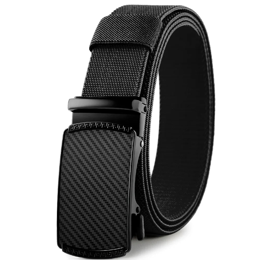 ChaoRen Men Quick Release Tactical Nylon Braided Belt