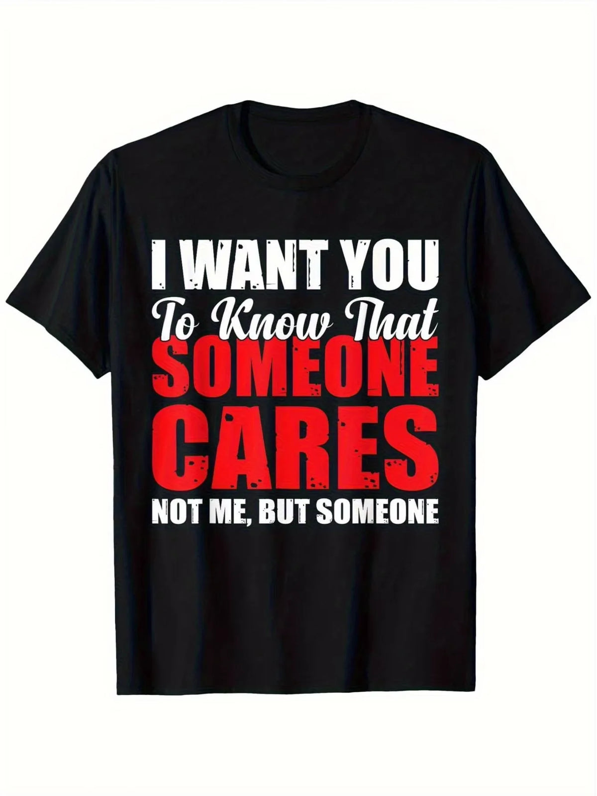 Men Sarcastic Graphic Cotton Crew Neck Funny Casual Tee