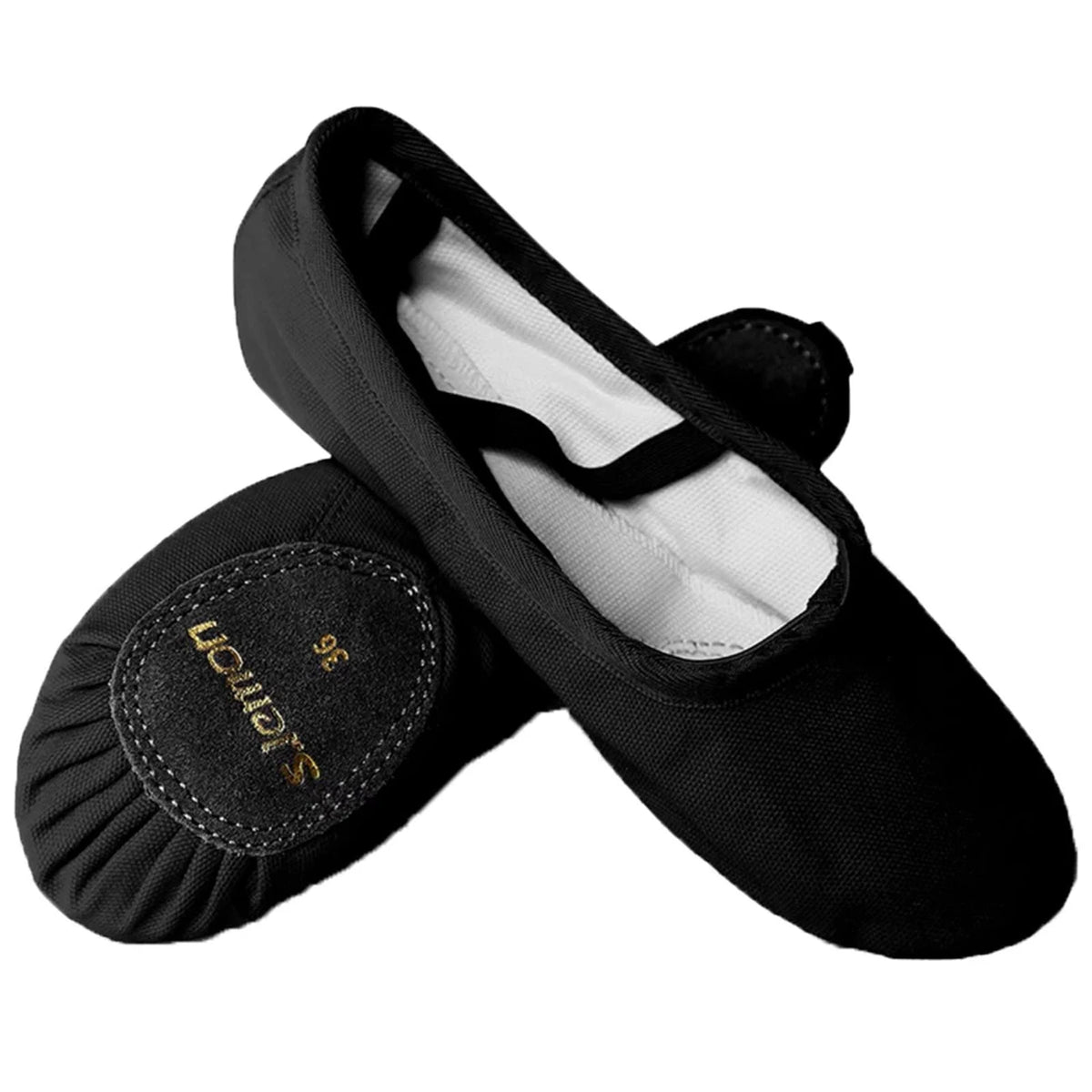 SLEMON Canvas Split Sole Ballet Shoes For Children And Adults