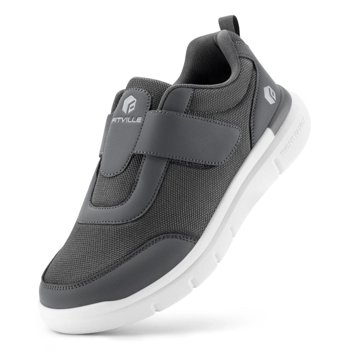 Fitville Men Extra Wide Diabetic Orthopedic Walking Shoes
