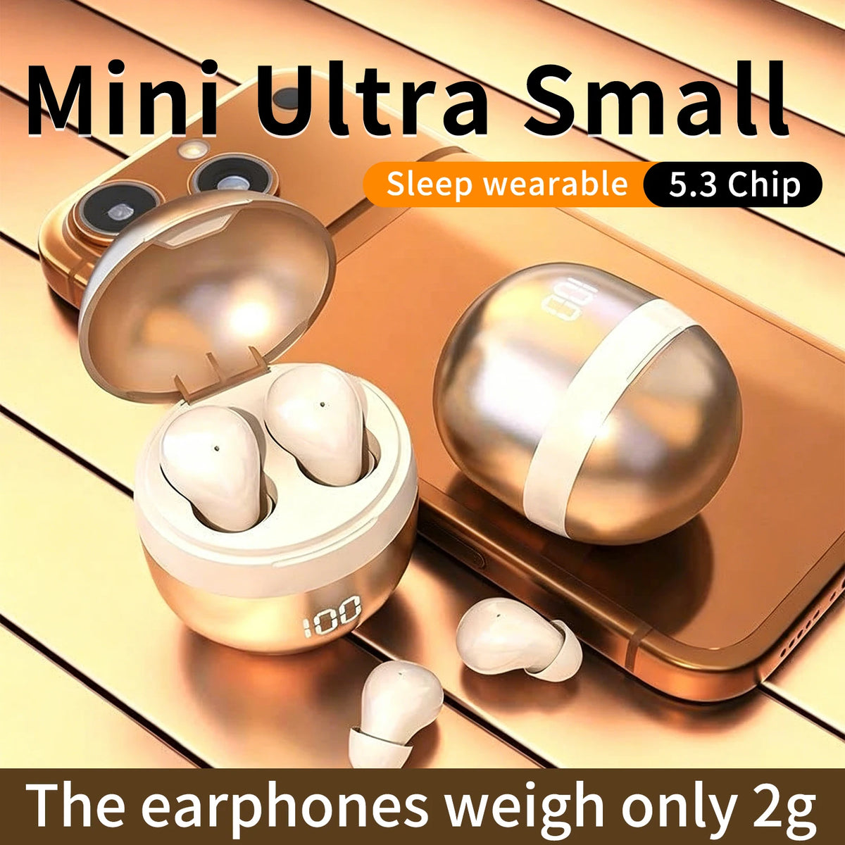 Shuke Wireless Bluetooth Sleep Earphones With Active Noise Cancellation