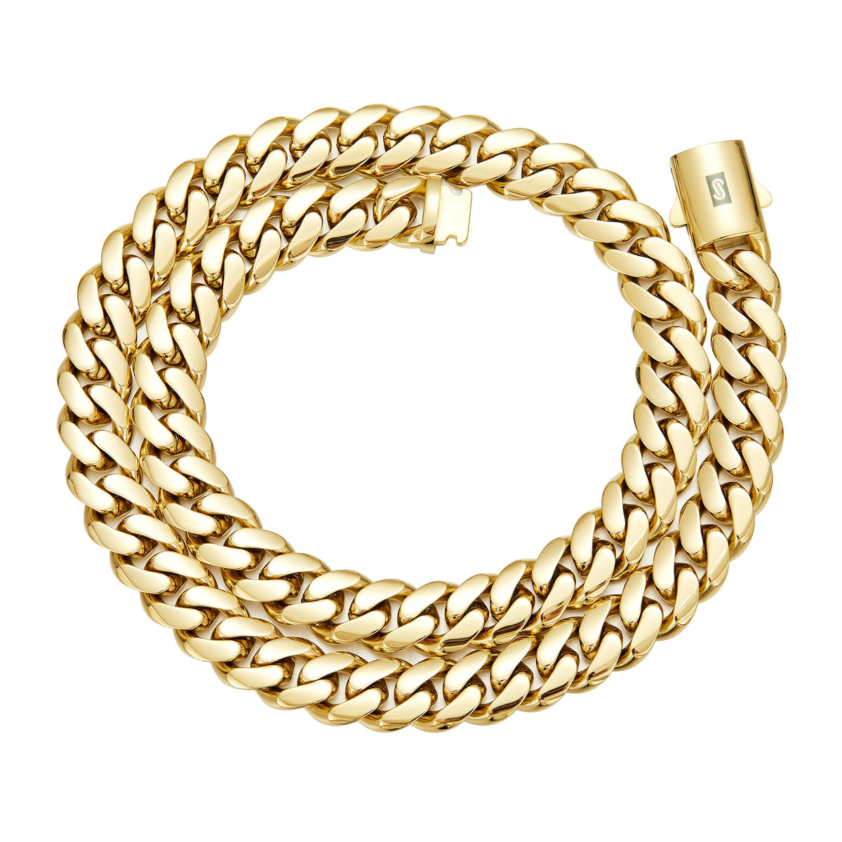 316L Stainless Steel Cuban Miami Link Chain Necklace