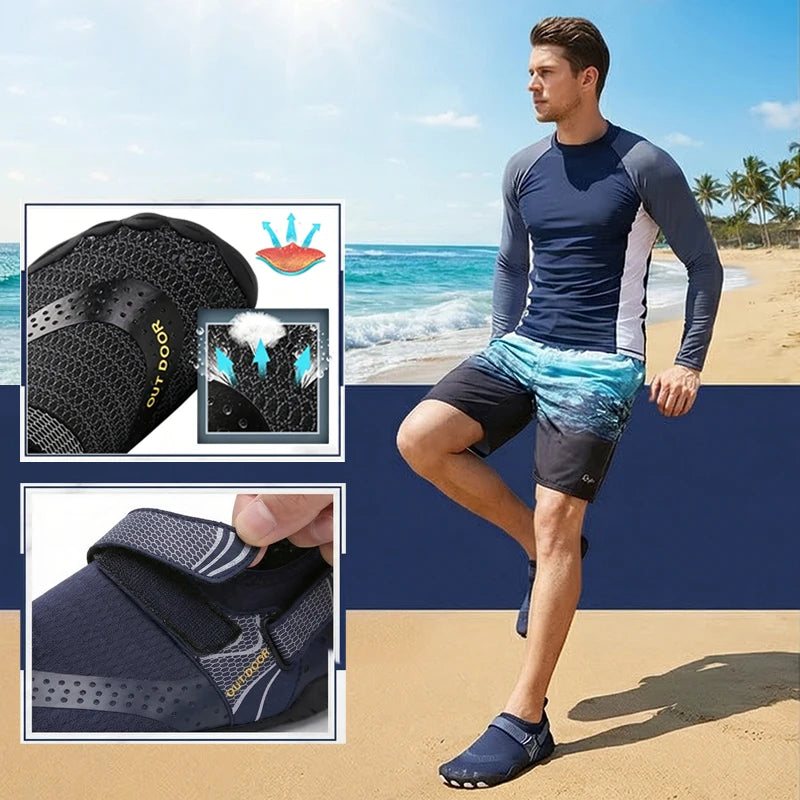 Men Quick Dry Non Slip Five Finger Outdoor Water Shoes