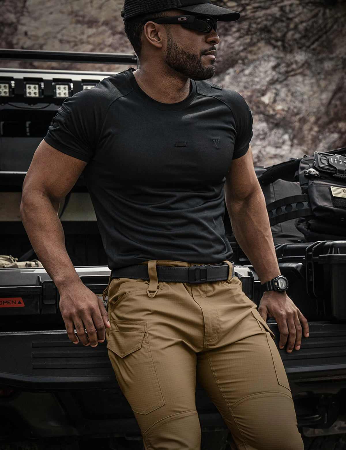 IdoGear Tactical Ratchet Belt Heavy Duty EDC Gun Strap