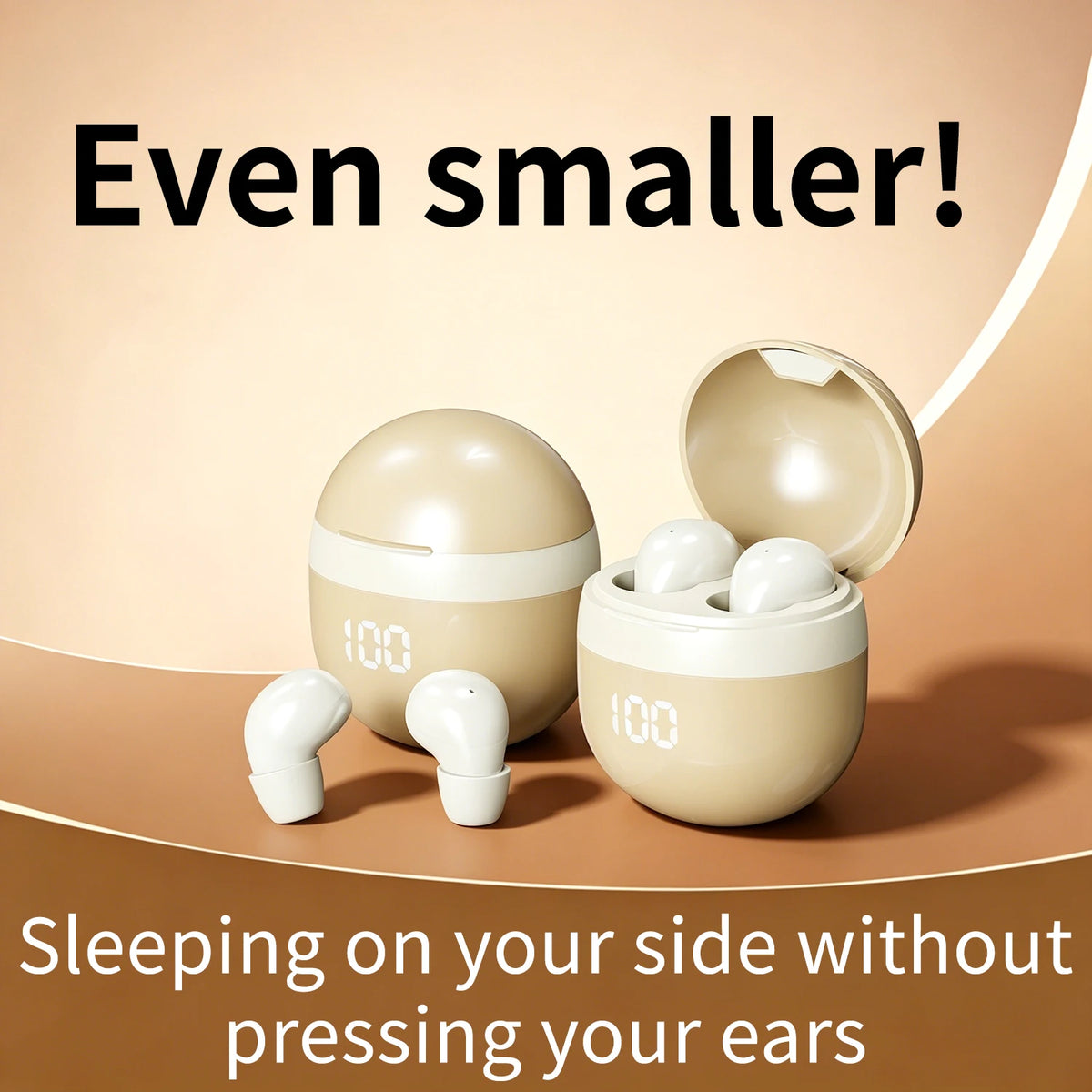Shuke Wireless Bluetooth Sleep Earphones With Active Noise Cancellation