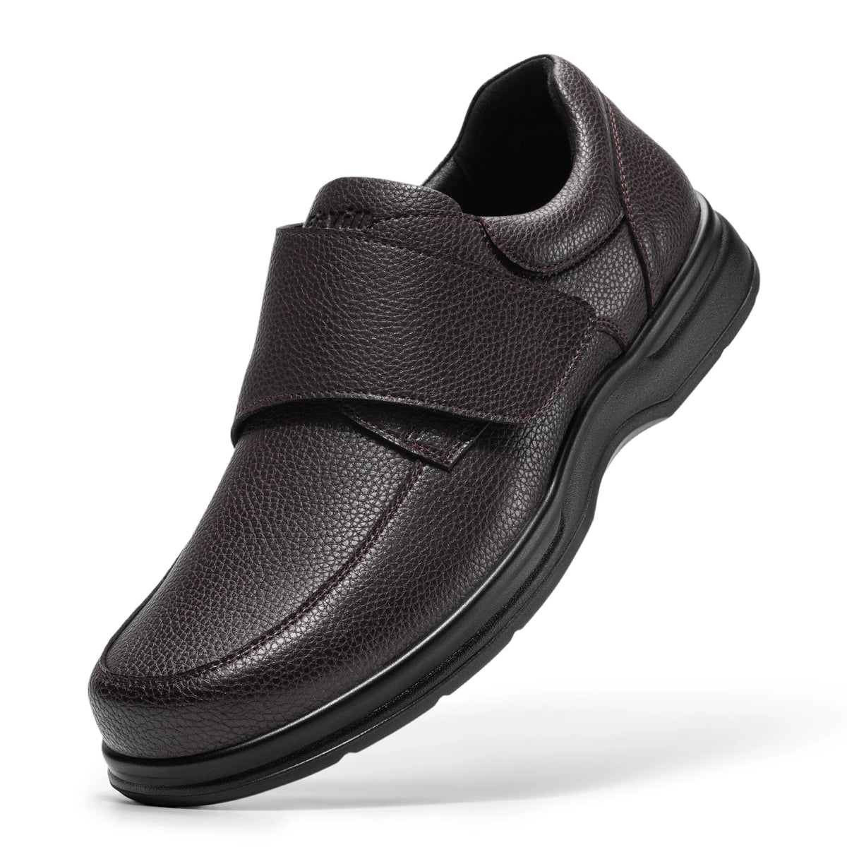 Fitville Men's Wide Toe Box Leather Oxford Walking Shoes