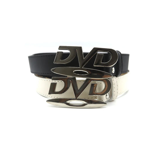 Unisex Vintage Metal DVD Buckle Belts For Men