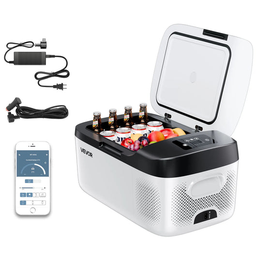 SucceBuy Portable Compressor Car Refrigerator Mini Fridge For Camping