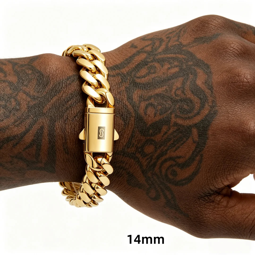 316L Stainless Steel Cuban Miami Link Chain Necklace
