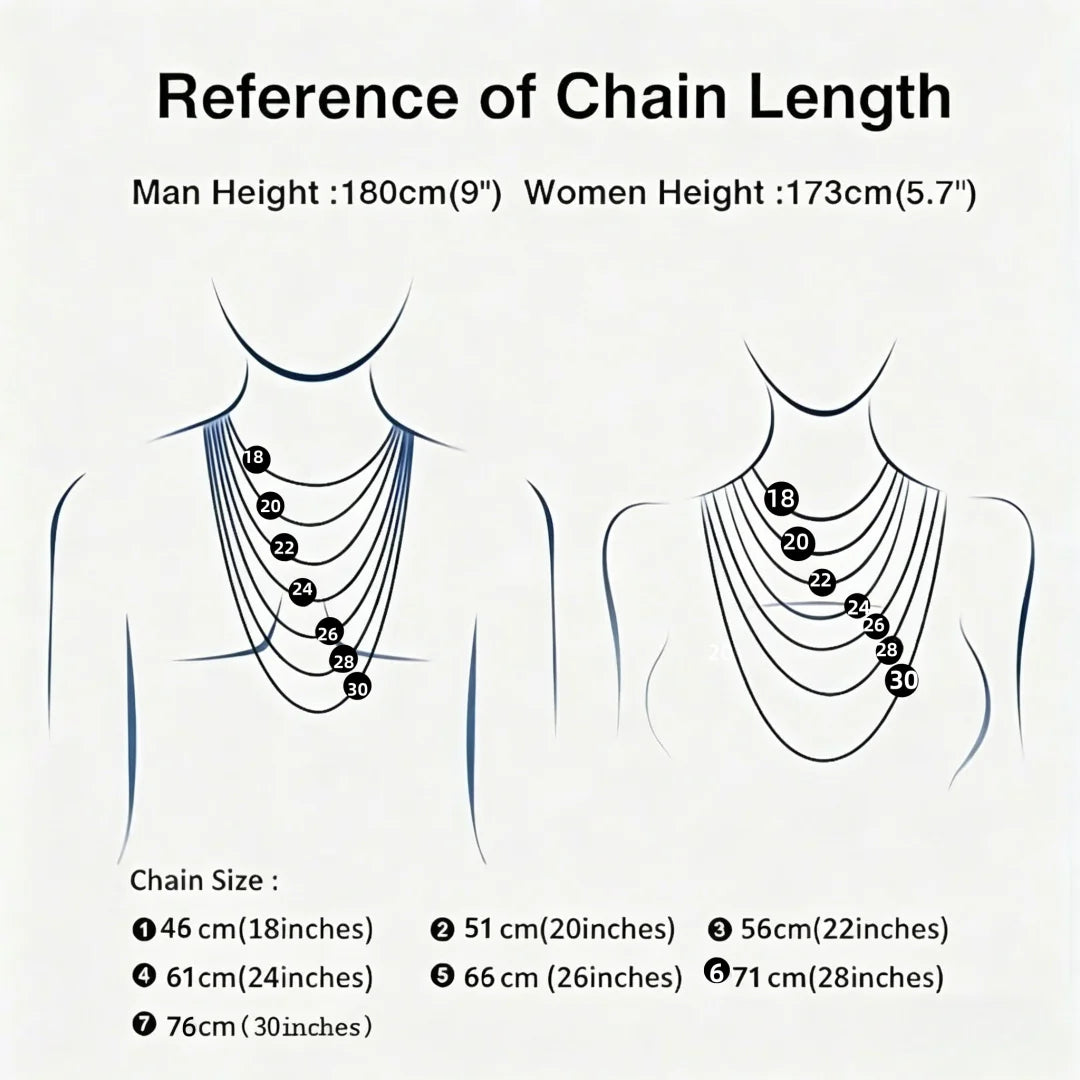 316L Stainless Steel Cuban Miami Link Chain Necklace