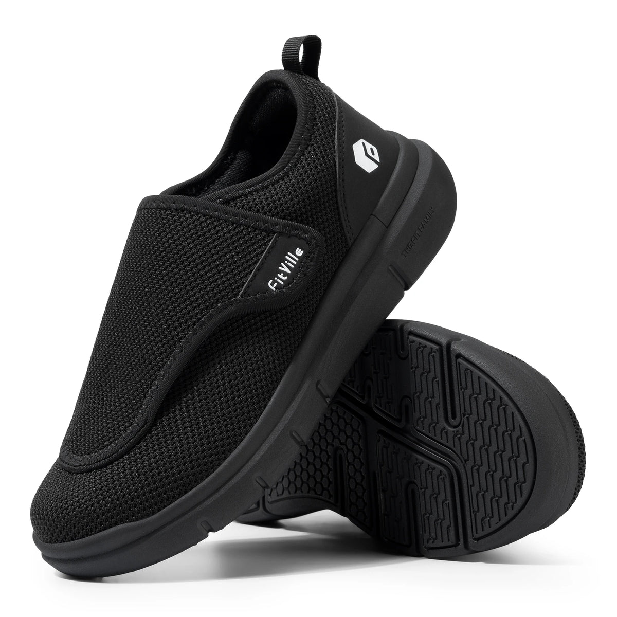 Fitville Men Extra Wide Diabetic Orthopedic Walking Shoes