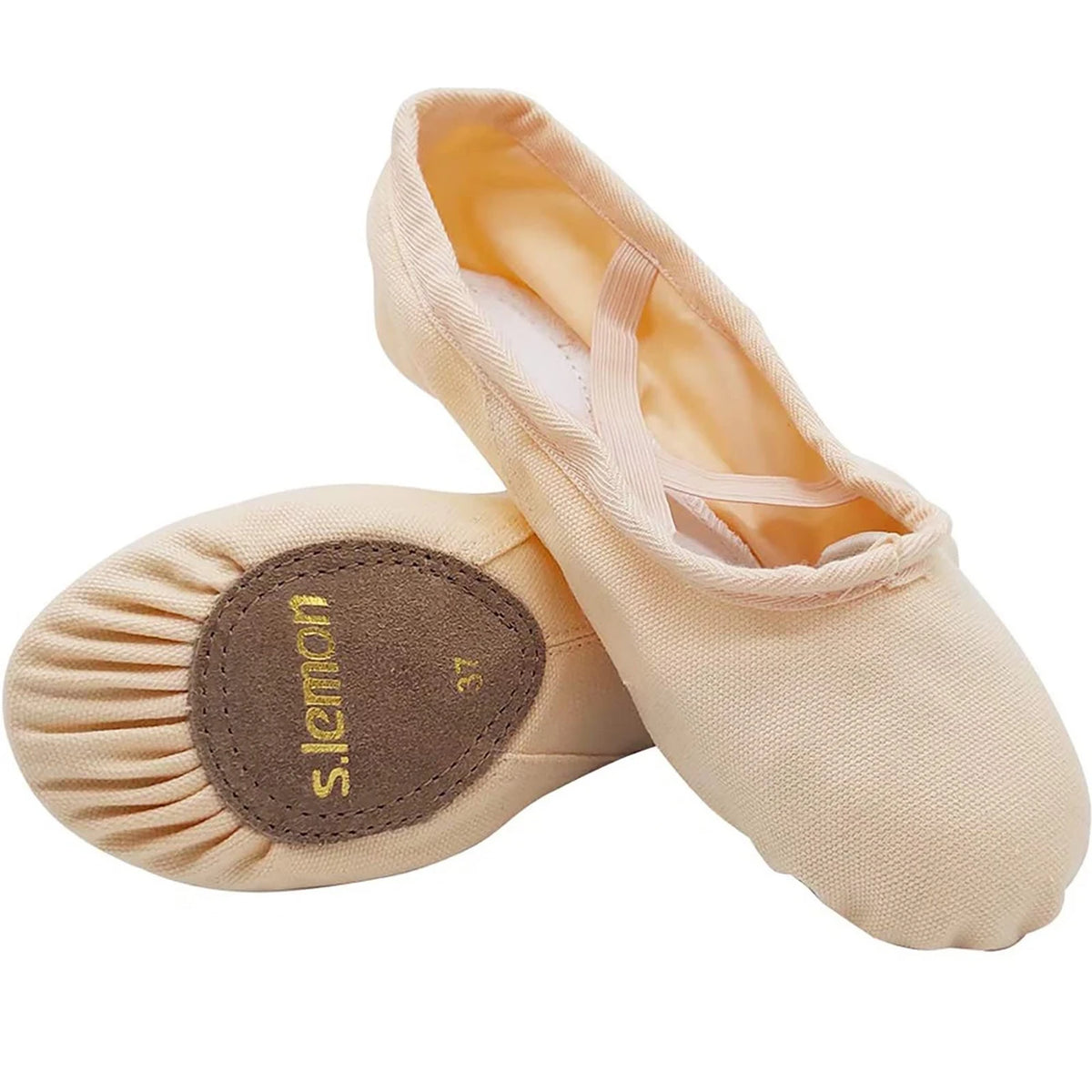SLEMON Canvas Split Sole Ballet Shoes For Children And Adults
