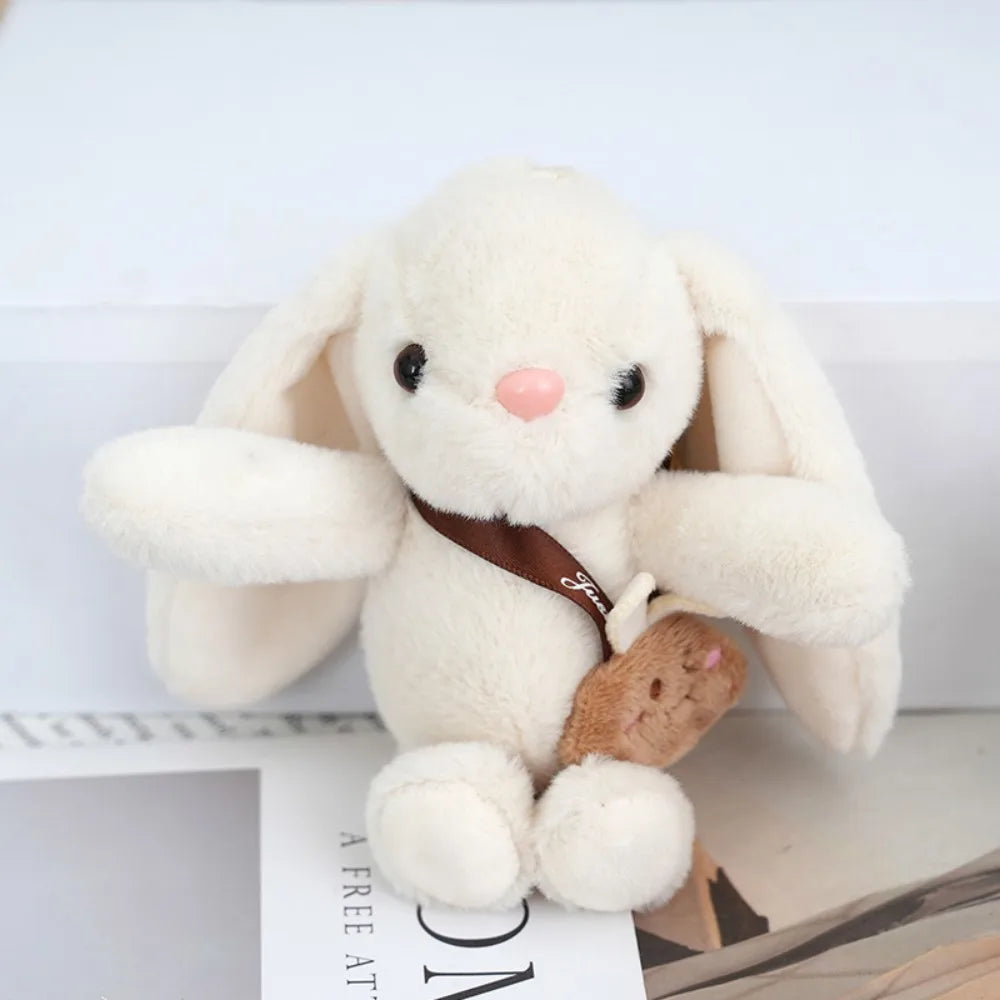Rabbit Fur Keychain Bag Pendant Accessory For Women And Gifts